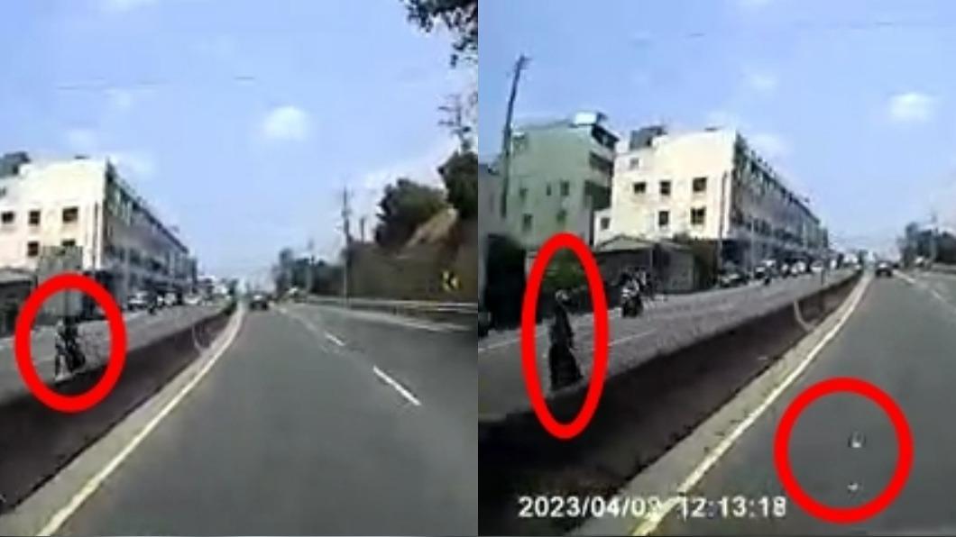橫越馬路扔玻璃!他路過車窗險被砸 阿婆恐怖行為全都錄