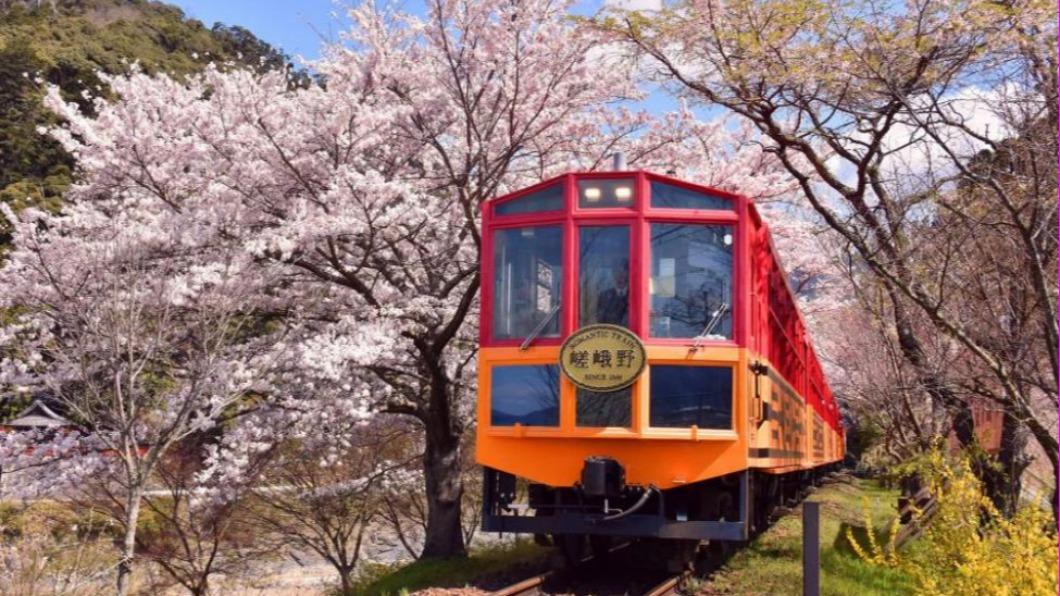 嵐山小火車。(圖/KKDAY提供)