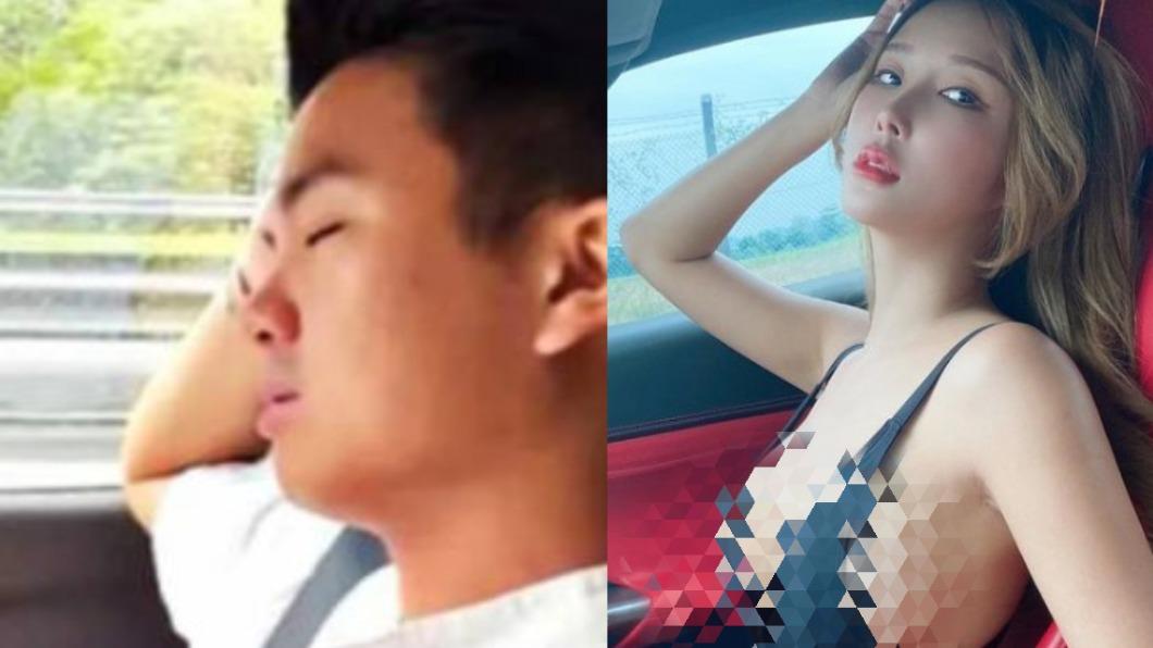 飛機杯女神曬火辣「BMW iX車上照」 一旁男友狂睡遭網虧:累死的牛