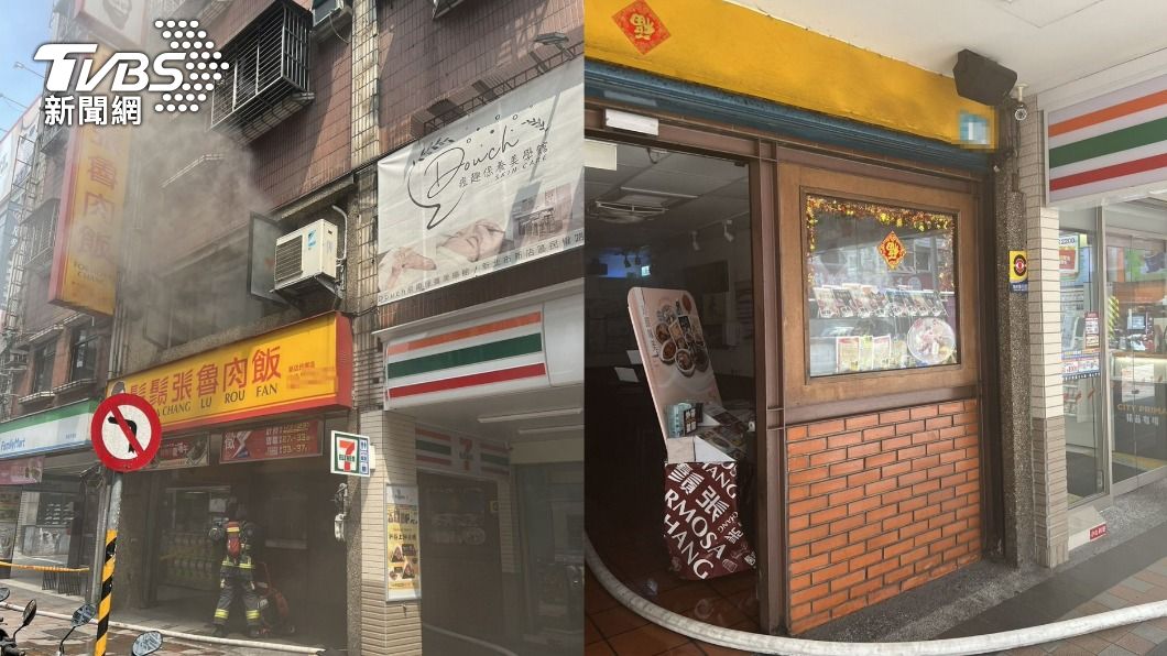 新店鬍鬚張魯肉飯「排油煙管起火」 黑煙瀰漫半小時才排光