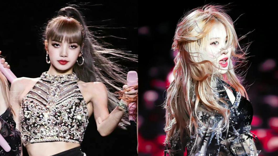 LISA(圖左)、ROSÉ(圖右)在科切拉音樂節後,登上Twitter熱門話題。(圖/翻攝自再搞一次选秀微博)