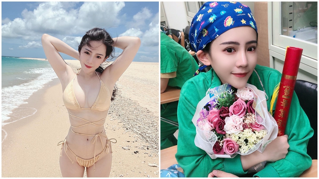 正妹護理師豬豬身材姣好。(圖/翻攝豬豬IG)