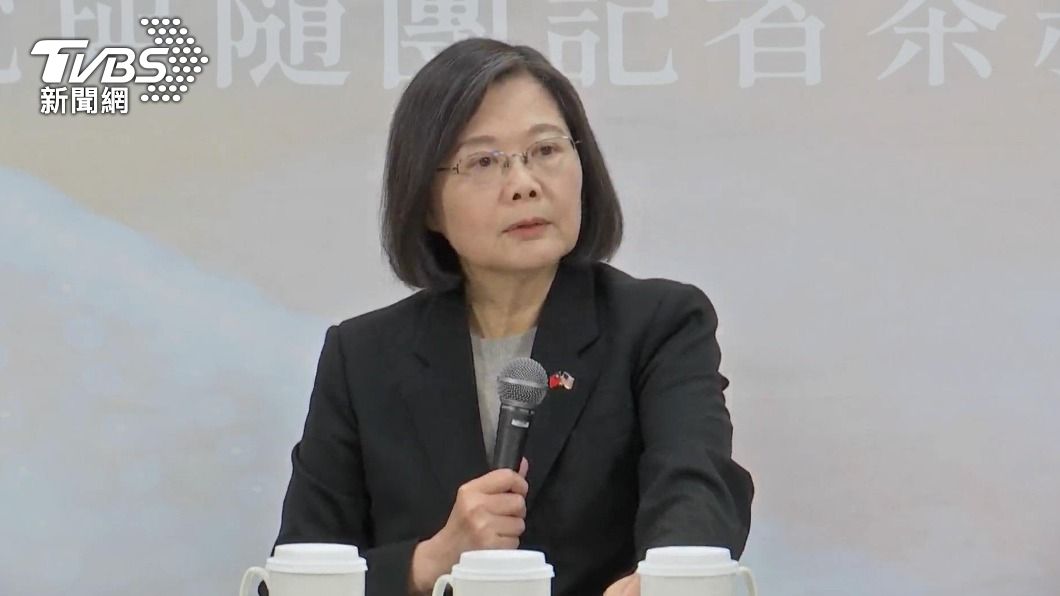 總統蔡英文出訪友邦期間過境美國紐約、洛杉磯,並與美國眾議院議長麥卡錫(Kevin McCarthy)、議員會面,引發國際關注。(圖/TVBS)