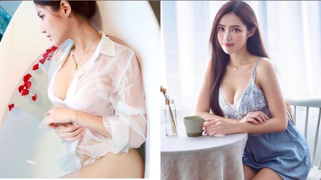 77老大跟女友「Vivi書庭」交往一年多，女方的身材很辣。（圖／翻攝自Vivi書庭 IG）