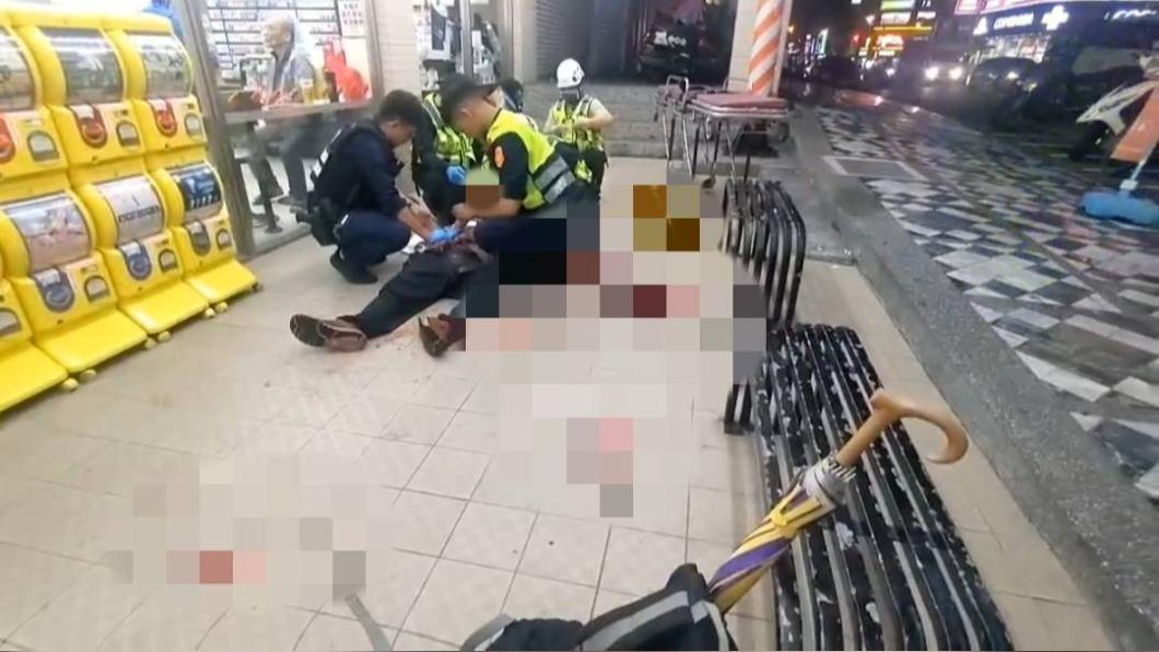 酒後爆衝突 男頸部被劃傷倒臥騎樓 警30分鐘內逮兇嫌