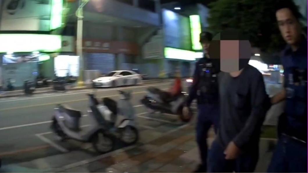 案發半小時內,警迅速逮捕沈姓嫌犯。(圖/TVBS)