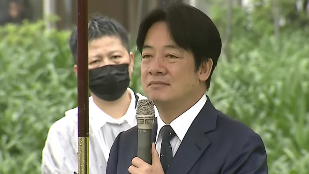 副總統賴清德今上午出席「鄭南榕殉道34週年追思紀念會」。(圖/TVBS)