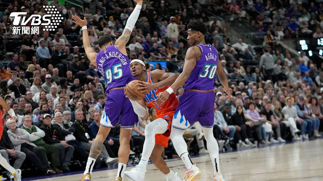 NBA雷霆技壓爵士 緊抓西區附加賽最後一席
