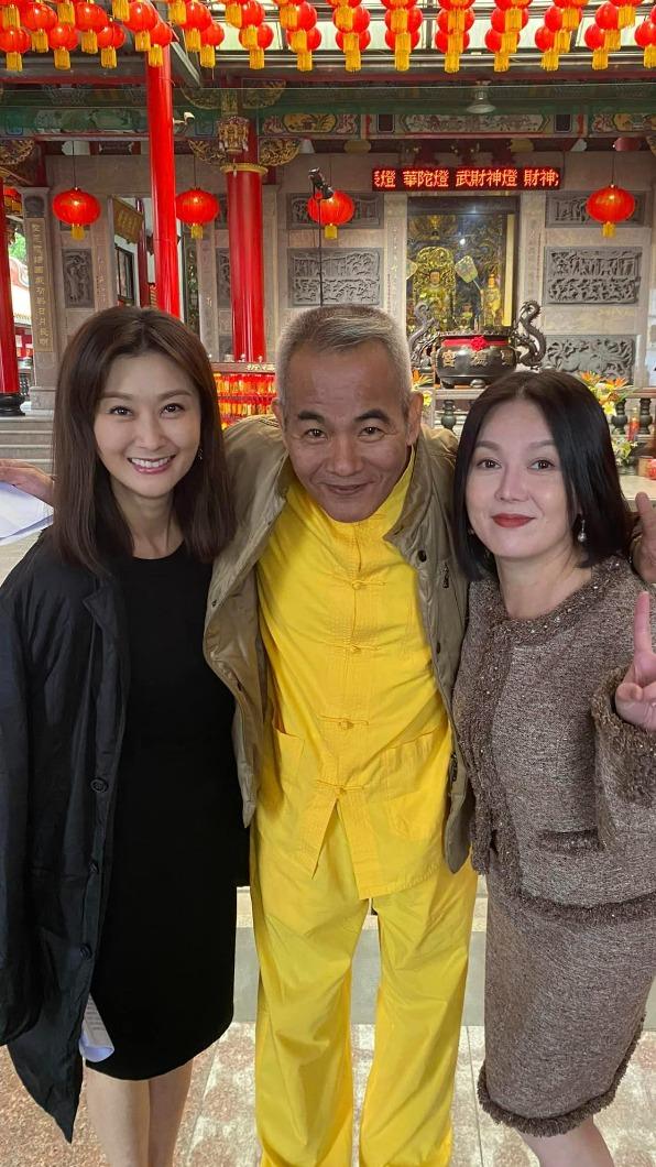 左起陳珮騏、王豪、苗可麗合作新戲。（圖／翻攝自王豪購物網臉書）