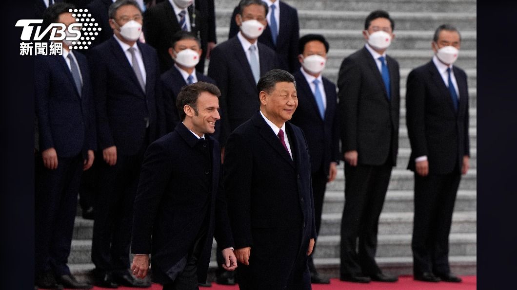習近平款待馬克洪　凸顯中國拉攏法國反制美國
