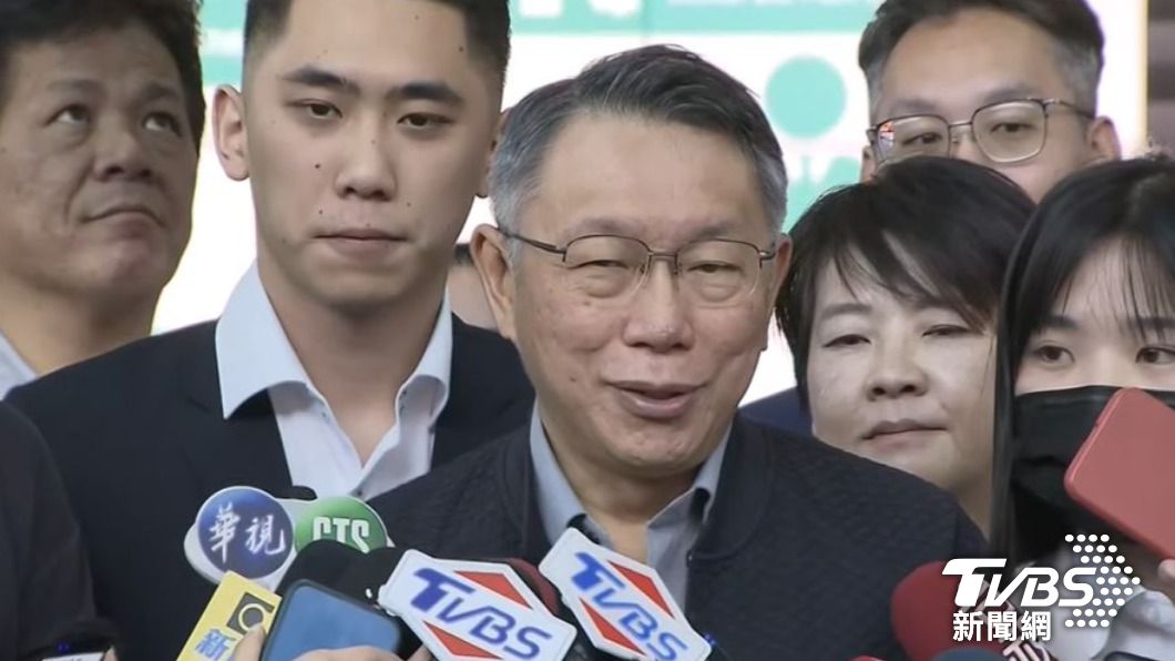 台灣民眾黨主席柯文哲於今(8)日啟程前往美國訪問20天。(圖/TVBS)