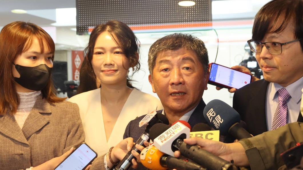 台灣基進內湖、南港區立委參選人吳欣岱、衛福部前部長陳時中。(圖/台灣基進提供)