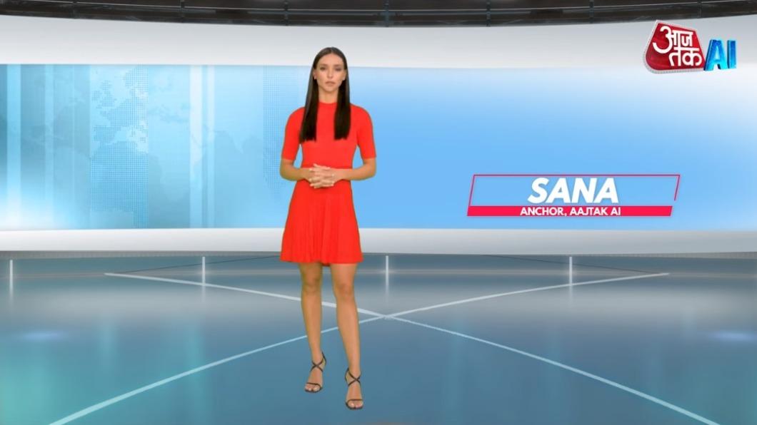 印度電視台推虛擬主播「Sana」 會多國語言、不耍大牌