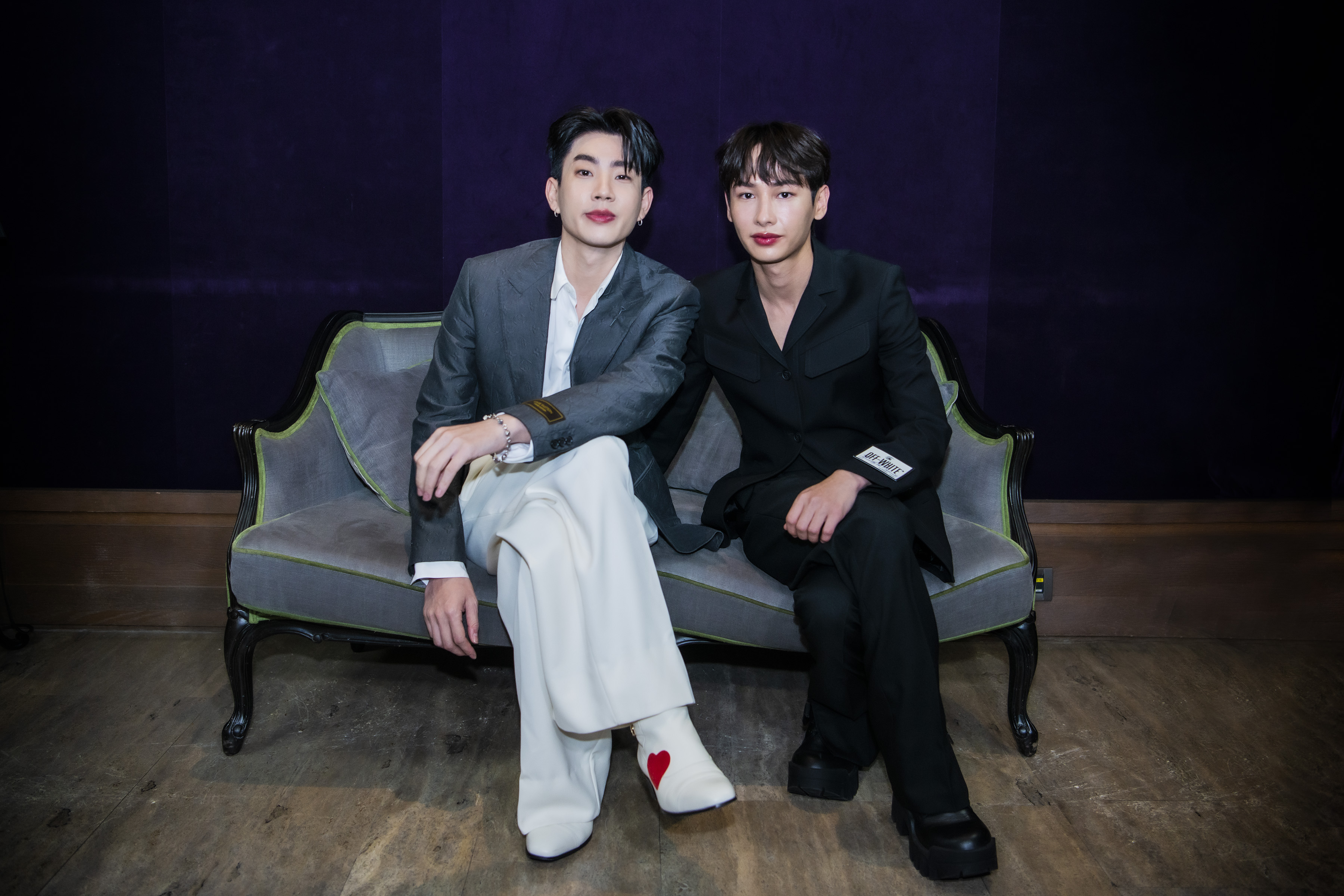 Off(左)、Gun竟然因為放屁吵架。(圖/KKLIVE提供)
