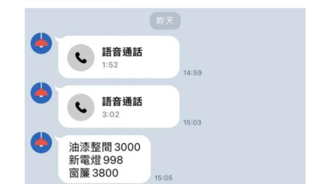 房客退租後還要求房東支付整修費用。(圖/翻攝自Dcard)