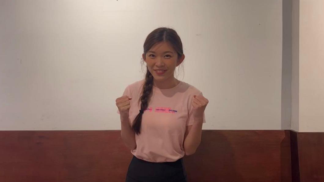 樂天女孩穎樂錄影片表示很開心受邀大都會台灣日。(圖/樂天女孩提供)