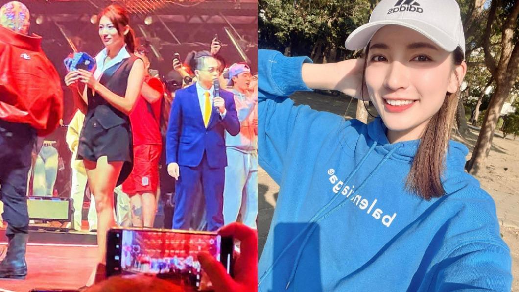 「炒飯妹」驚喜現身《大嘻哈》冠軍戰　雪白美腿「全場掏手機搶拍」