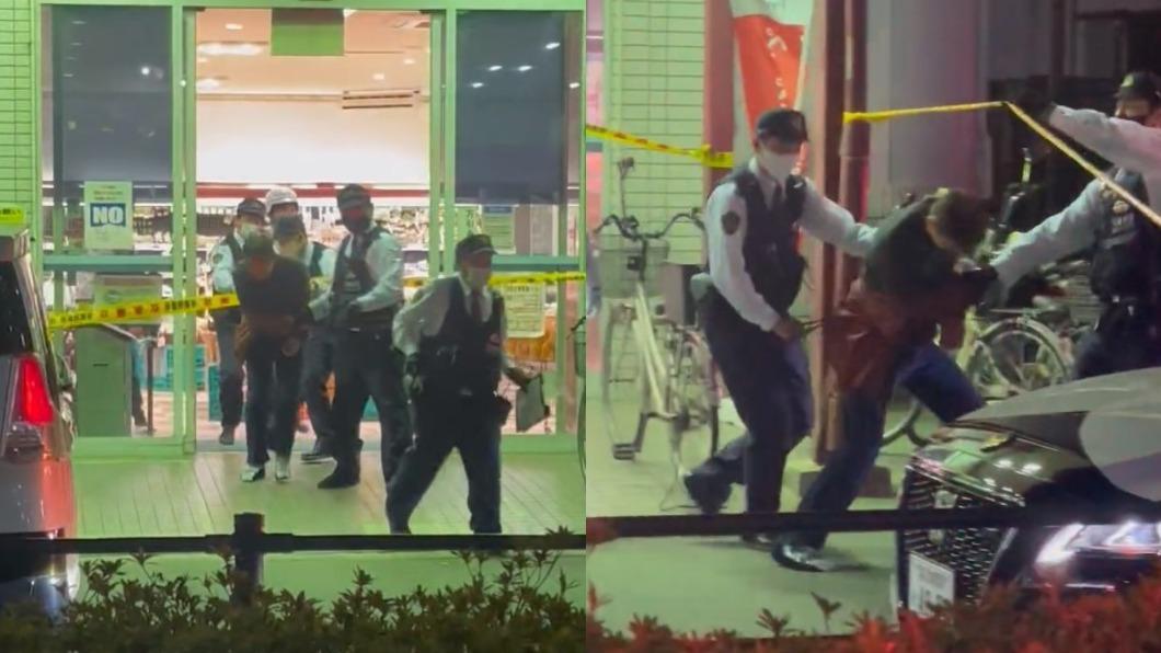 日本傳超商砍人!詭男菜刀猛刺4人濺血 警方逮人畫面曝