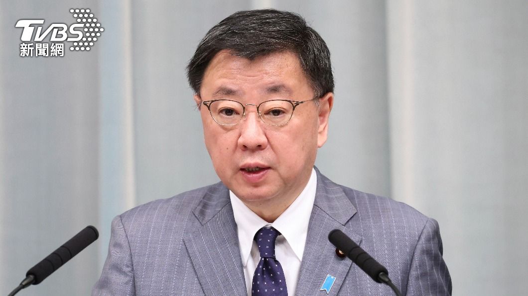 日本官房長官松野博一。(圖/達志影像美聯社)