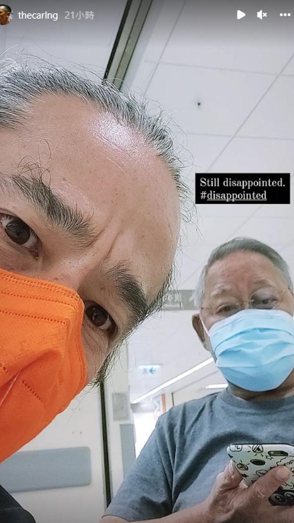 吳耀漢晚年腎衰竭,還得到醫院洗腎。(圖/翻攝自吳嘉龍IG)