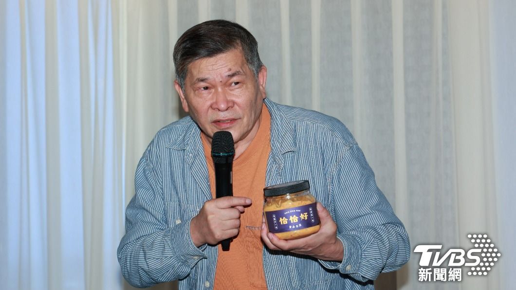 澎恰恰推出泡菜品牌。(圖/趙世平攝)