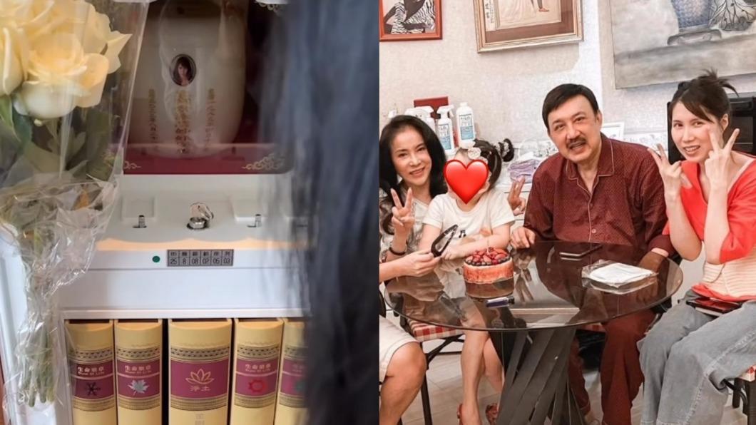 余苑綺冥誕!李亞萍終於出家門 塔位前虛弱悲唱生日歌