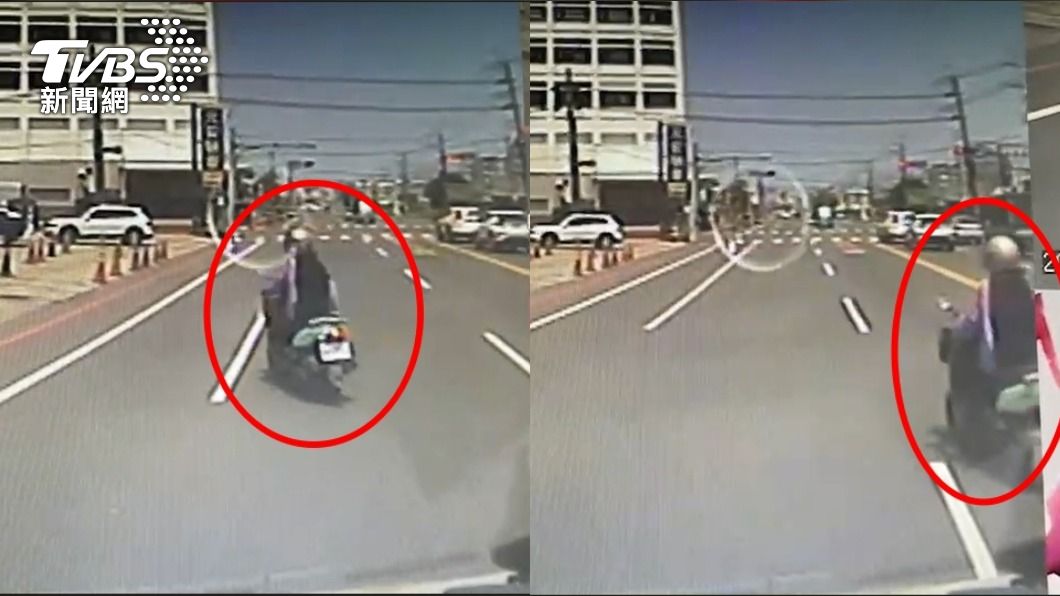 扯!台南阿婆無視警笛硬鬼切 救護車遭逼逆向開
