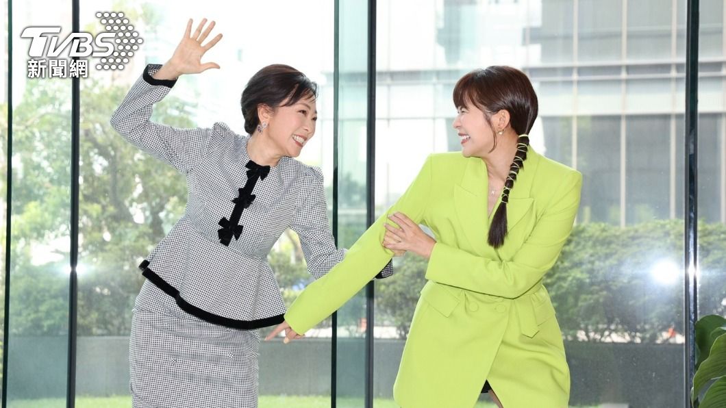 況明潔、林萱瑜飾演婆媳。(圖/黃城碩攝)