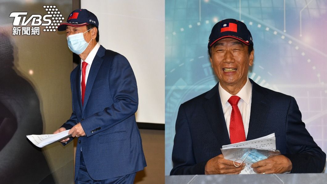 郭台銘宣佈參選2024。(合成圖/記者胡瑞麒攝)