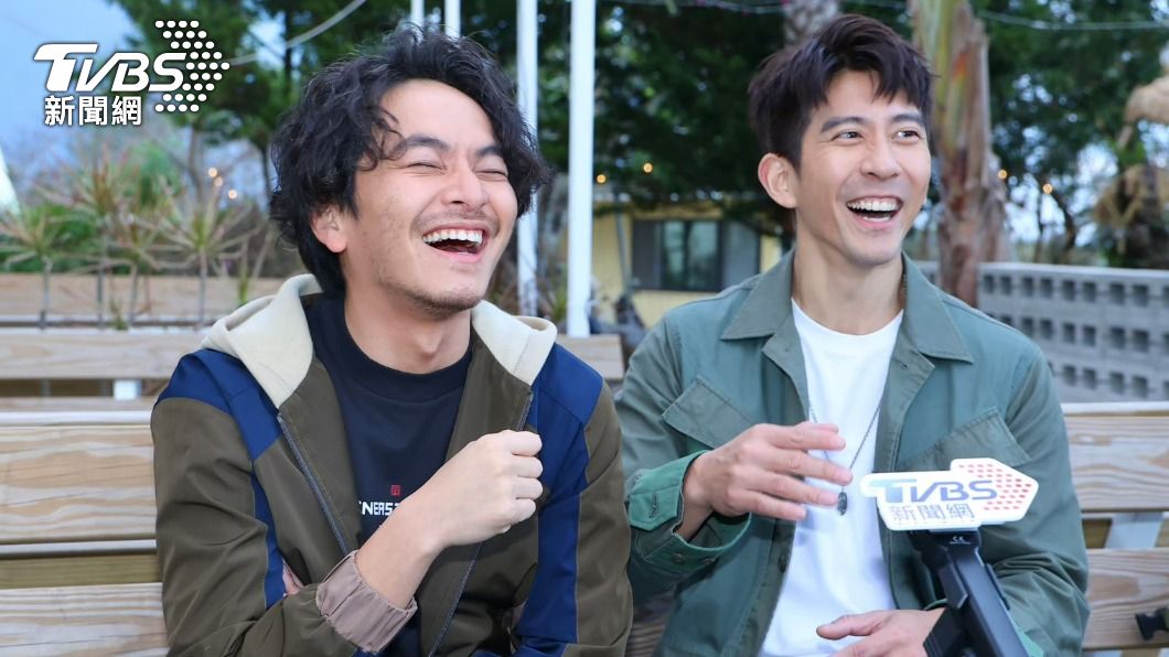 哥倆好玩得超開心。(圖/黃城碩攝)
