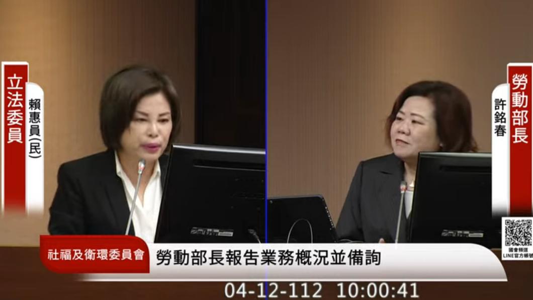 許銘春今赴立院進行業務報告並備詢。（圖／翻攝自國會頻道）