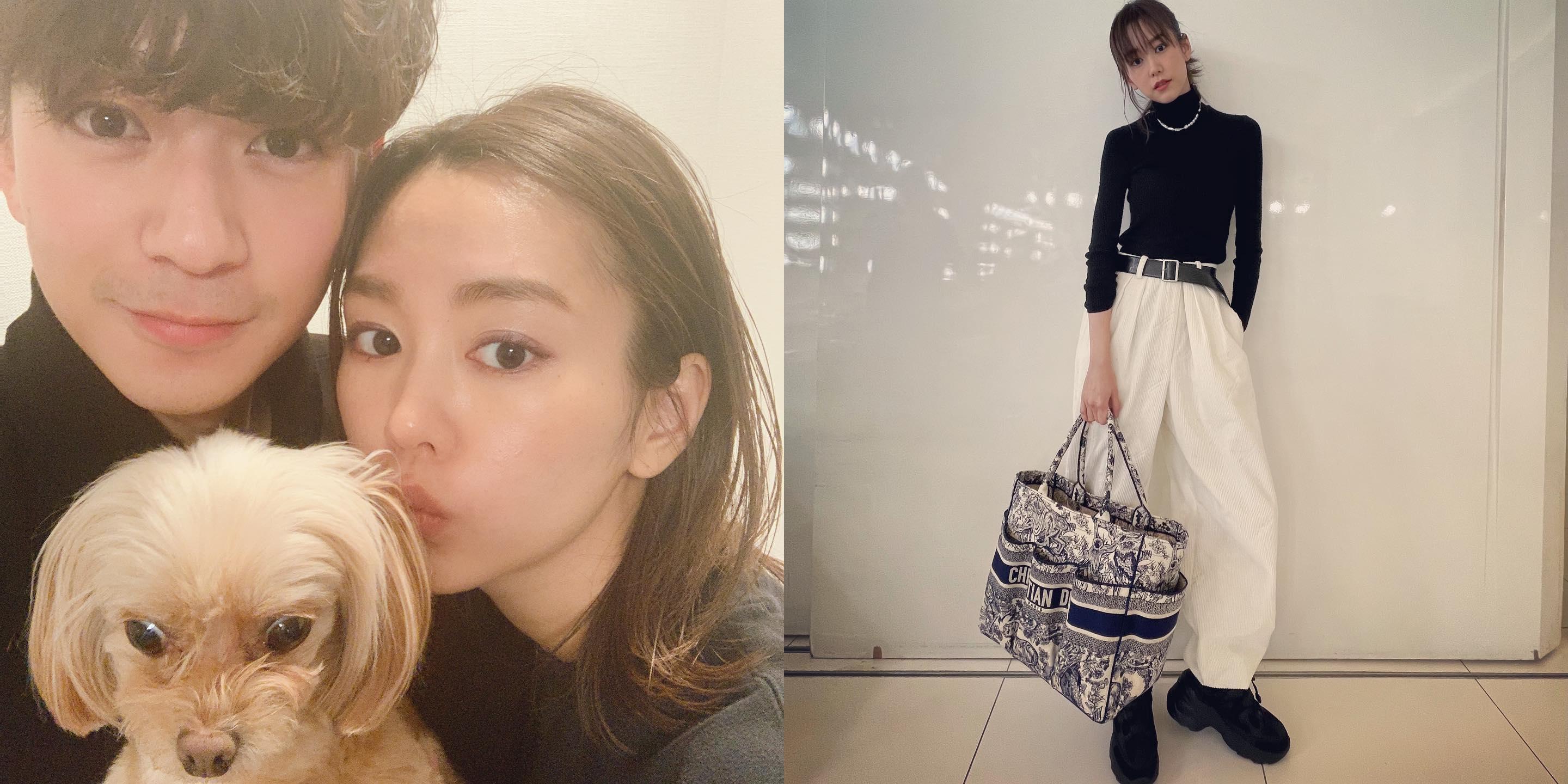 桐谷美玲跟三浦翔平結婚,產後仍維持驚人的纖瘦身材。(圖/翻攝自桐谷美玲IG)