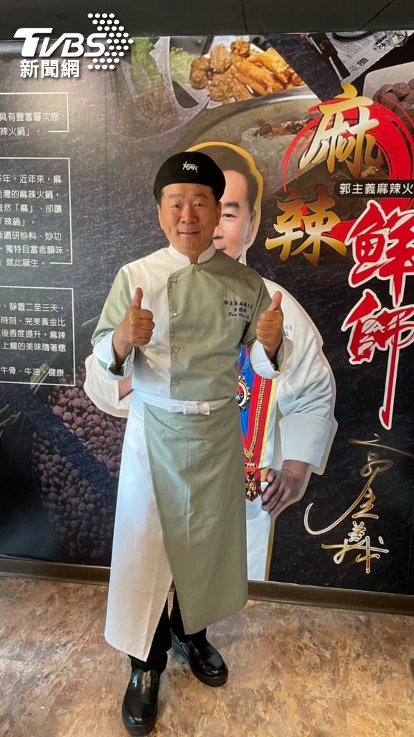 郭主義自傲炒菜功力沒人可以贏他。(圖/謝佩樺攝)