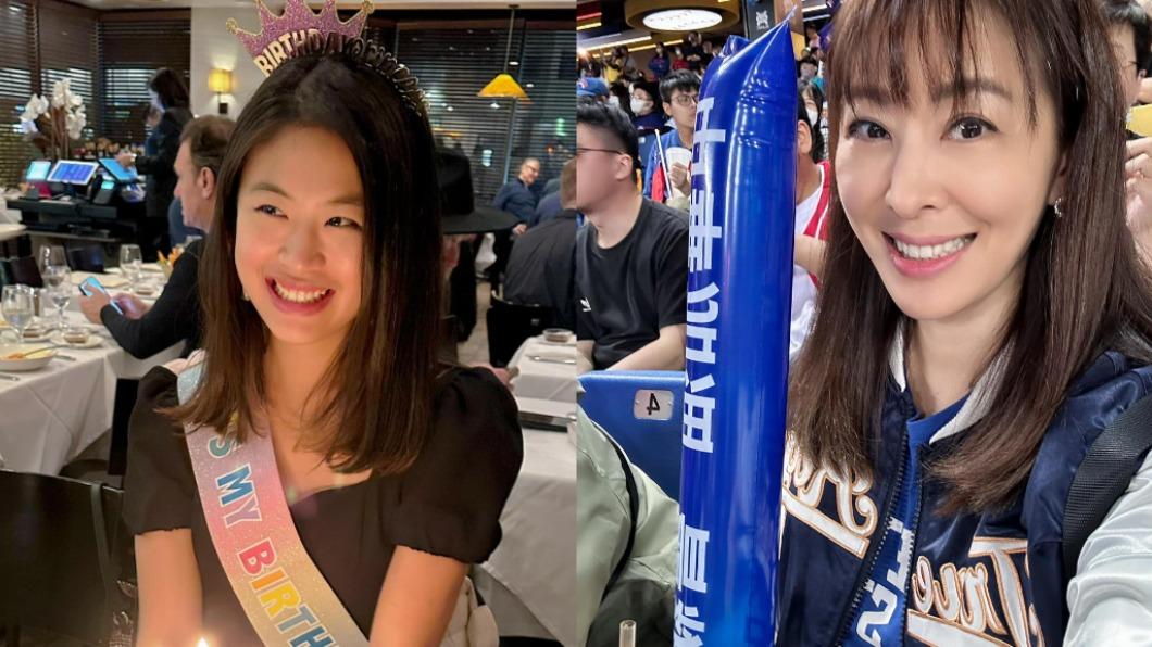 網友稱讚,賈永婕(圖右)和大女兒安安(圖左)都顏值爆表。(圖/翻攝自賈永婕的跑跳人生臉書)