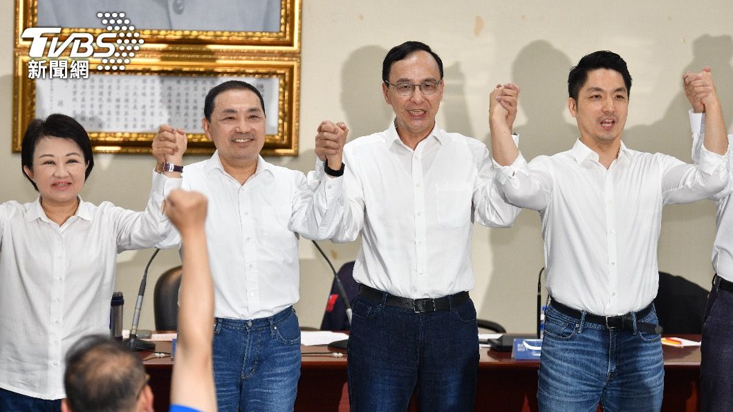 備戰!車拚賴清德 侯友宜罕出席中常會喊「國民黨團結勝利」