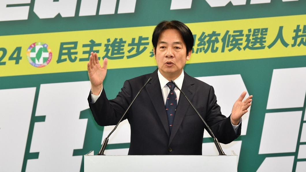 民進黨總統參選人賴清德。(圖/胡瑞麒攝)