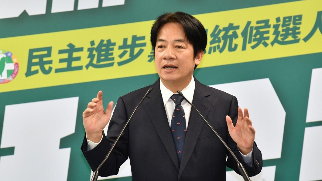 民進黨總統參選人賴清德。(圖/胡瑞麒攝)