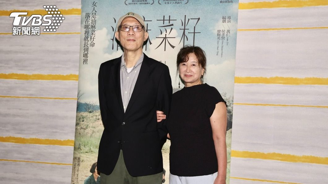 蘇明明與萬仁導演。(圖/黃城碩攝)