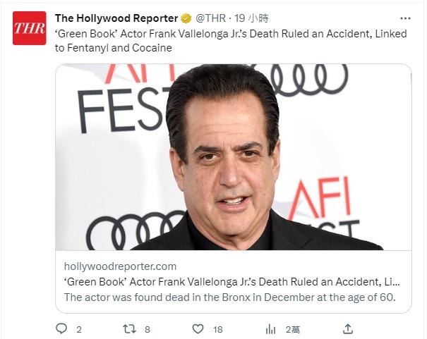 圖/翻攝自推特The Hollywood Reporter