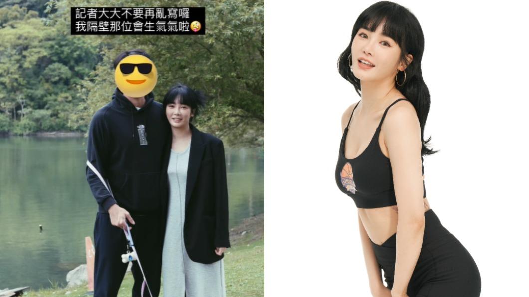 舒子晨發布動態闢謠。(圖/翻攝自舒子晨IG、LuxyGirls經紀人提供)