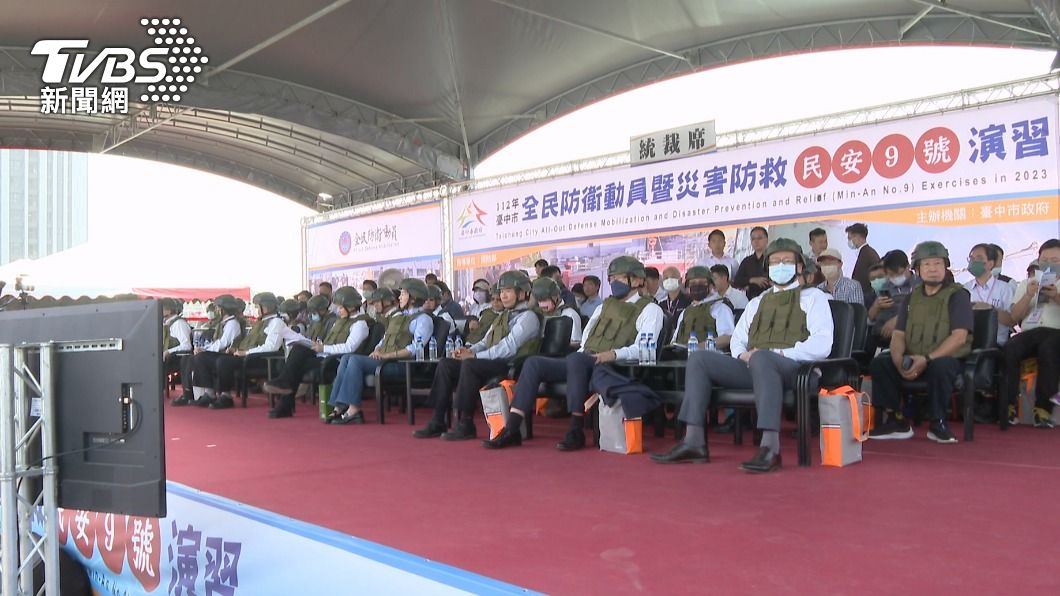 民安9號演習 行政院原子能委員會副主委劉文忠擔任評核官