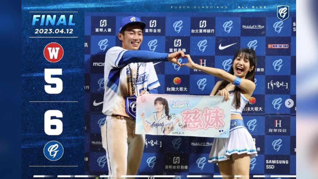 富邦悍將啦啦隊新戰袍太吸睛　爆紅慈妹險遭BB襲乳　