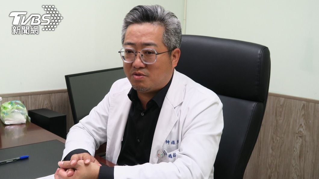 彰化醫院神經外科主任趙紹清透露，陳男當時的病況並不樂觀。（圖／彰化醫院提供）