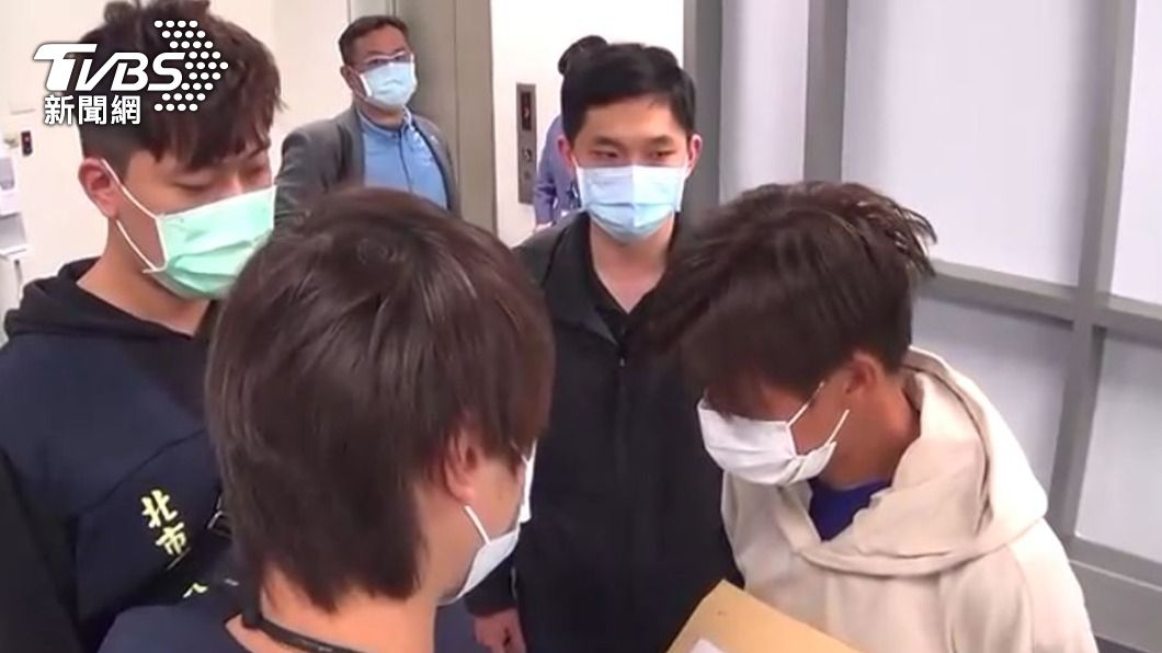 刑事警察局國際刑警科前往日本押解人犯。(圖/TVBS)