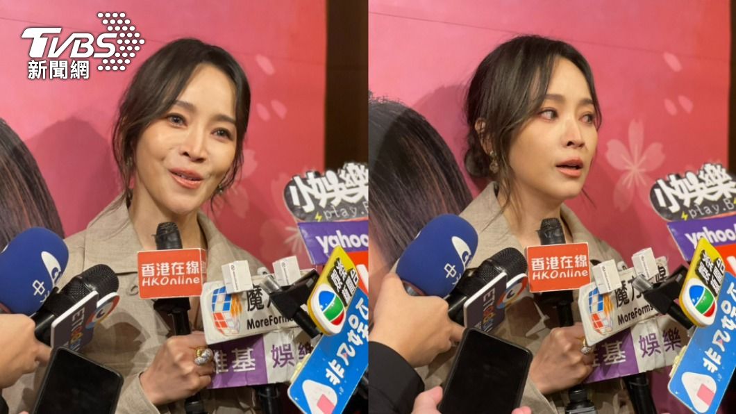 侯佩岑談到外婆就落淚。(圖/TVBS資料照)