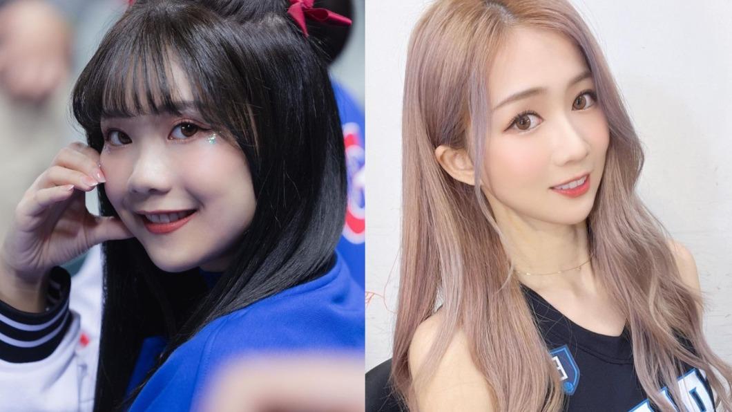 富邦啦啦隊Fubon Angels奶昔(左)、秀秀子。(圖/翻攝自@milkshake_0622、@showshowz1124 IG)