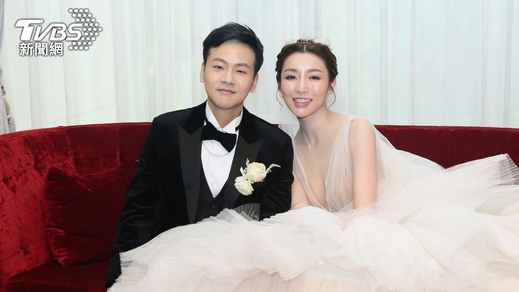 李崗霖、林可唯15日舉辦婚禮。(圖/張哲鳴攝)
