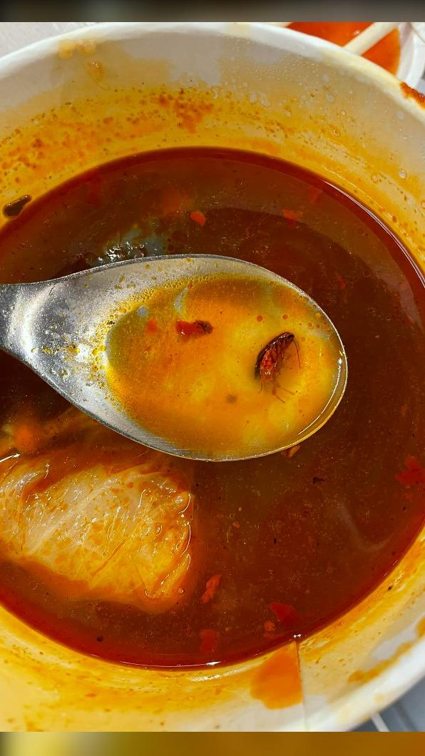 原PO發文提醒其他網友外食要注意。(圖/翻攝自新竹爆料公社)