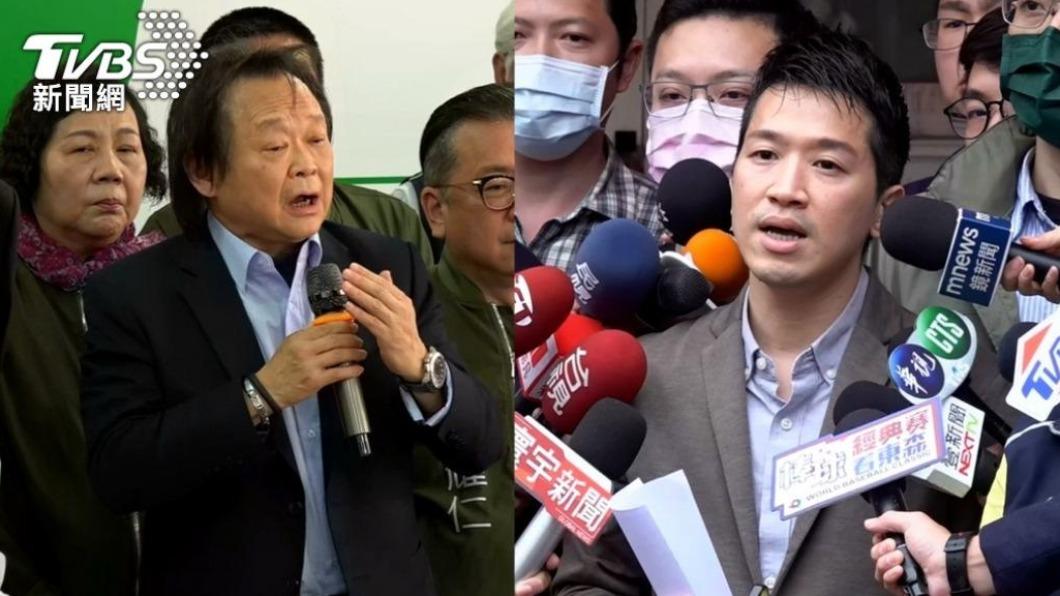 民進黨市議員王世堅(左)、民進黨立委何志偉(右)。(圖/TVBS資料畫面)