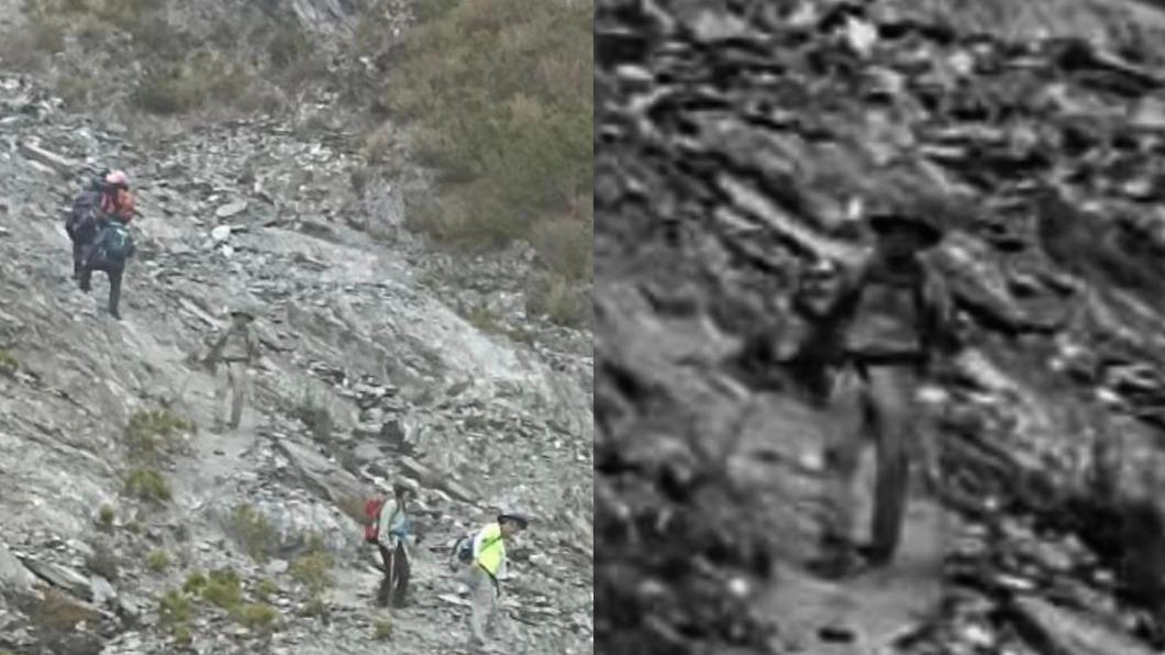 登山照驚見詭異灰衣人!他嚇傻「現場沒看到」 真相曝光網笑翻